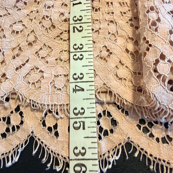 Altar’d State Pink Lace Fit & Flare Dress L - Picture 8 of 10